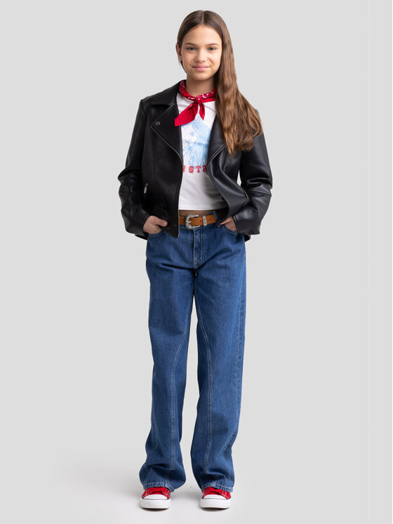 BIG STAR BIG STAR Ramoneska ARIA_906_130 Czarny Classic Fit