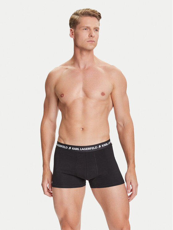 KARL LAGERFELD KARL LAGERFELD Set di 3 boxer A3M47014 Nero