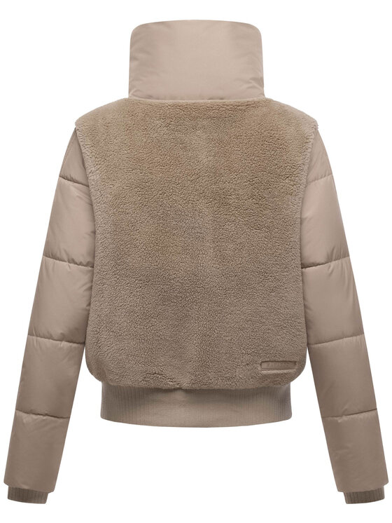 Navahoo Navahoo Kurtka zimowa Teddyzone Szary Regular Fit