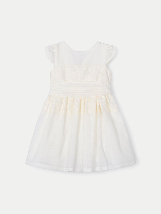 Mayoral Mayoral Elegantes Kleid 3911 Écru Regular Fit