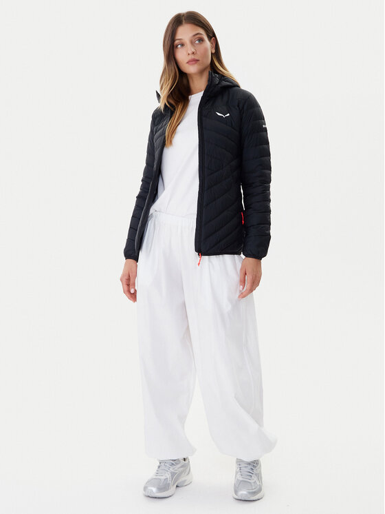 Salewa Salewa Μπουφάν πουπουλένιο W Brenda 27884 Μαύρο Regular Fit
