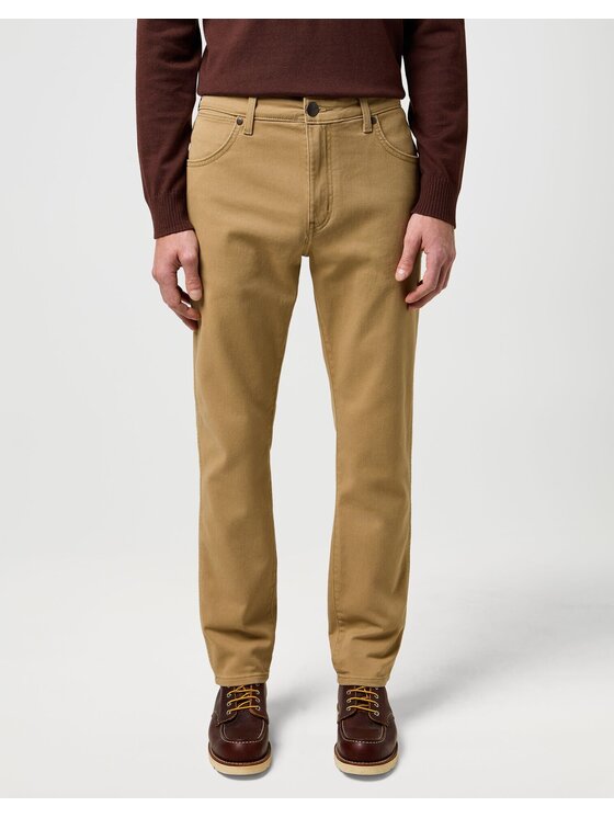 Wrangler Wrangler Jeansy LARSTON Beżowy Slim Fit
