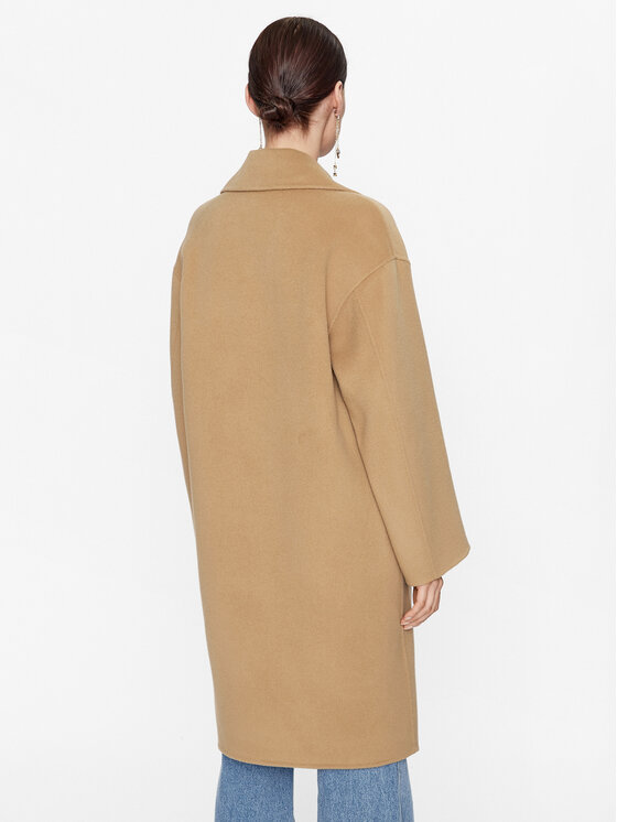 Marella Marella Вълнено палто Nandina 2330160838200 Кафяв Regular Fit
