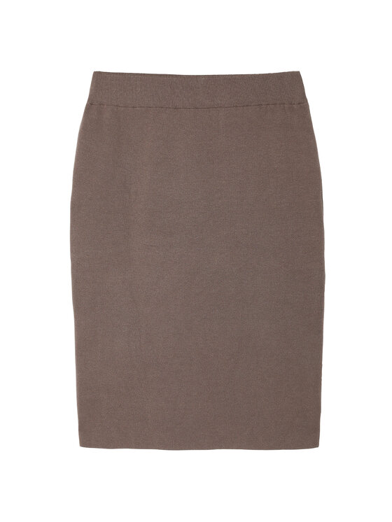 TATUUM TATUUM Midi sukně GEME Hnědá Close Fit