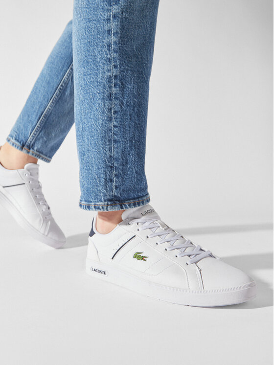 Lacoste top europa blanche