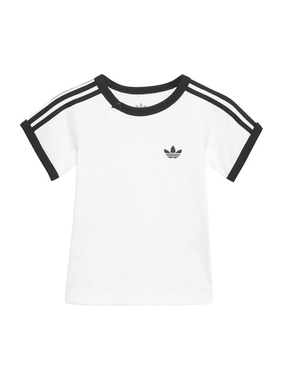 adidas Tricou 3-Stripe KR3715 Alb Regular Fit