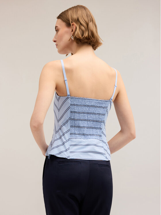 Motivi Motivi Top D721Q000438N0R4 Turchese Slim Fit