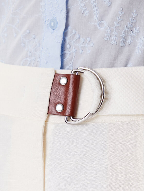 Tatuum Tatuum Bermudų šortai Kosoko T2510.160 Écru Relaxed Fit