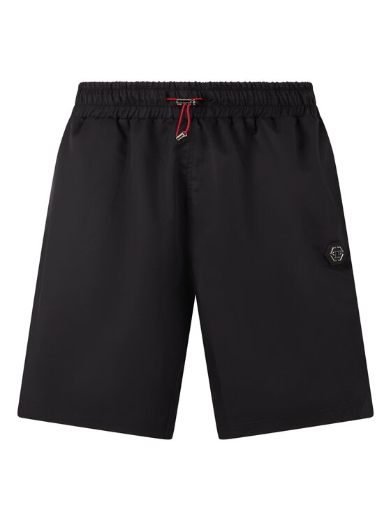 PHILIPP PLEIN PHILIPP PLEIN Pantaloncini sportivi 31124 Nero Jogger Fit