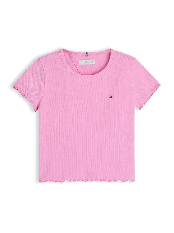 Tommy Hilfiger Tommy Hilfiger T-Shirt Essential KG0KG08590 Růžová Regular Fit