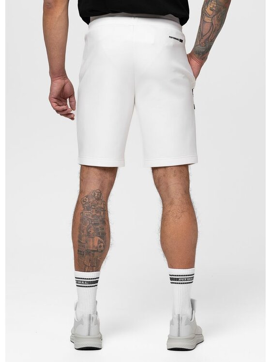 PITBULL PITBULL Szorty materiałowe DOGWOOD Biały Regular Fit