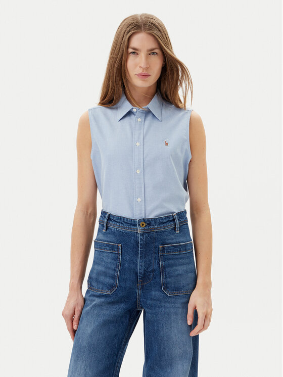 Polo Ralph Lauren Polo Ralph Lauren Košile 211968896002 Světle modrá Classic Fit