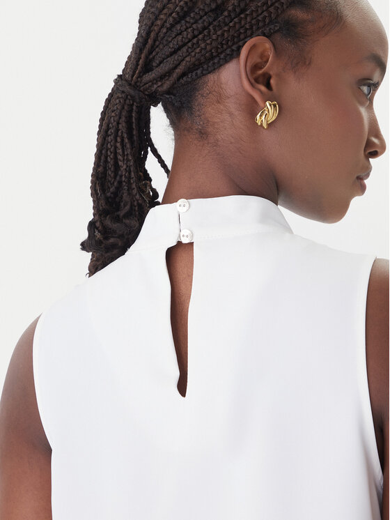 Rinascimento Rinascimento Särkpluus CFC0127706003 Valge Regular Fit