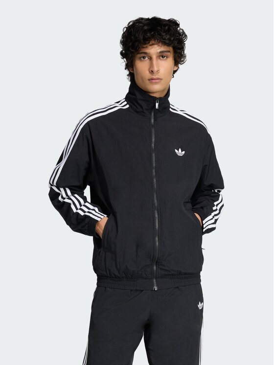 adidas adidas Bluza FIREBIRD WOVEN Czarny Regular Fit