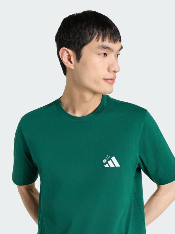 adidas adidas T-Shirt 167778 Zielony ciemny Regular Fit