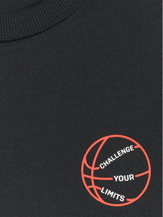 4F 4F T-Shirt URBAN COMMUTER Czarny Oversize