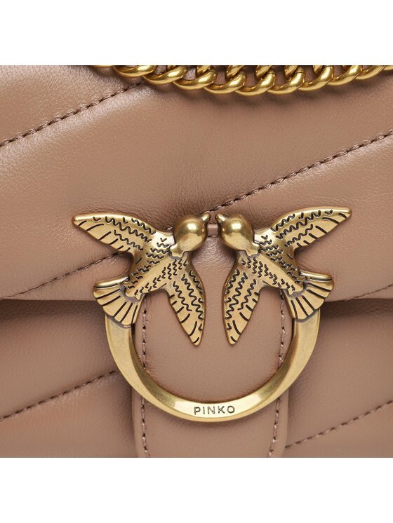 PINKO Pinko Handtasche Love Baby Puff C AI 23-24 PLTT 100040 A0F2 Beige