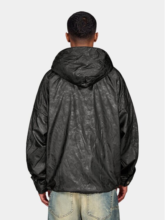 MADE BY SOCIETY MADE BY SOCIETY Kurtka anorak Jacheta Hardwear - J17634 Czarny Basic Fit