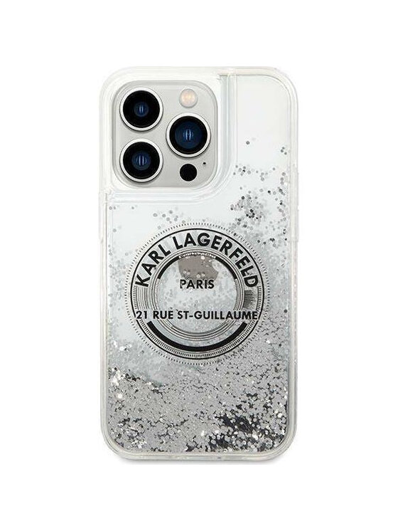 KARL LAGERFELD KARL LAGERFELD Etui na telefon Glitter Przezroczysty