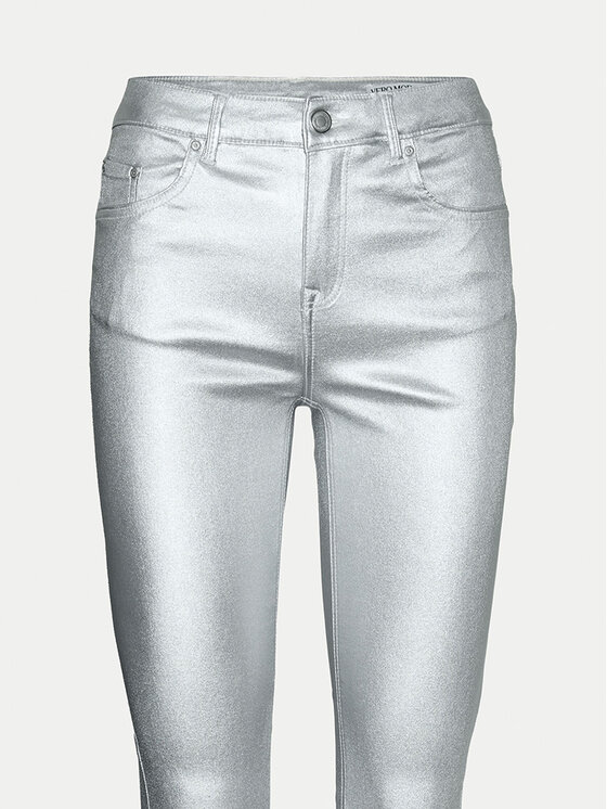 Vero Moda Vero Moda Spodnie materiałowe Flash 10329072 Srebrny Flared Fit