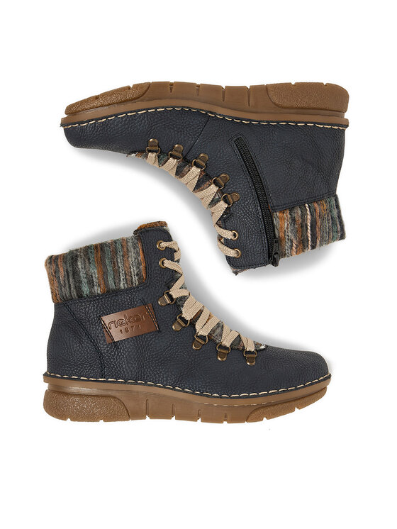 Rieker Rieker Schnürschuhe CEO-73343-15 Dunkelblau