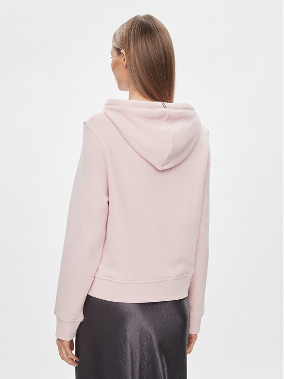 Tommy Hilfiger Tommy Hilfiger Pulóver 1985 WW0WW40274 Rózsaszín Relaxed Fit