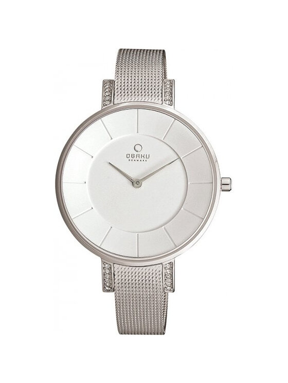 Obaku Obaku Zegarek V158LECIMC Srebrny