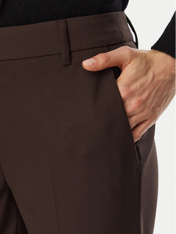 Marella Marella Hlače Esordio 2623136201 Smeđa Regular Fit