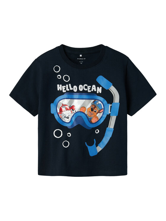 Chłopięcy T-Shirt NAME IT, Rozmiar 110, Granatowy, Morish 13240711