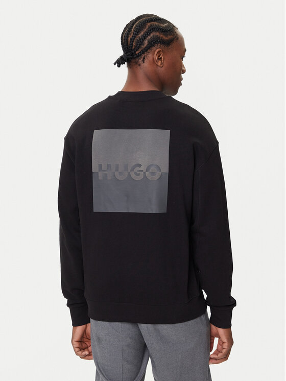 HUGO HUGO Bluza Dusplited 50542847 Czarny Relaxed Fit