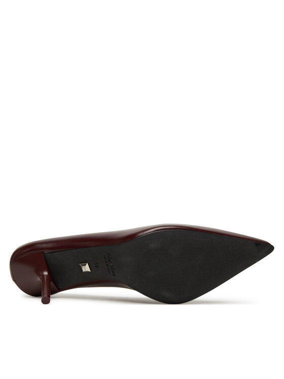 Max Mara Max Mara Pantofi cu toc subțire 2524526171600 Vișiniu