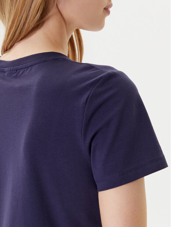 Guess Guess Tricou V5YI08 J1314 Bleumarin Regular Fit