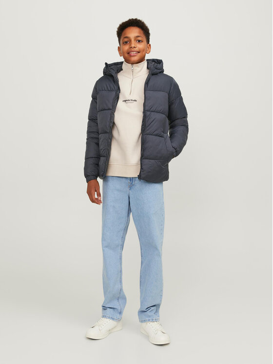 Jack & Jones Junior Jack & Jones Junior Kurtka zimowa 12236884 Czarny Regular Fit