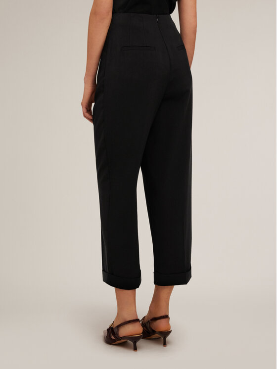Motivi Motivi Pantaloni di tessuto P278Q003924N033 Nero Cropp Fit