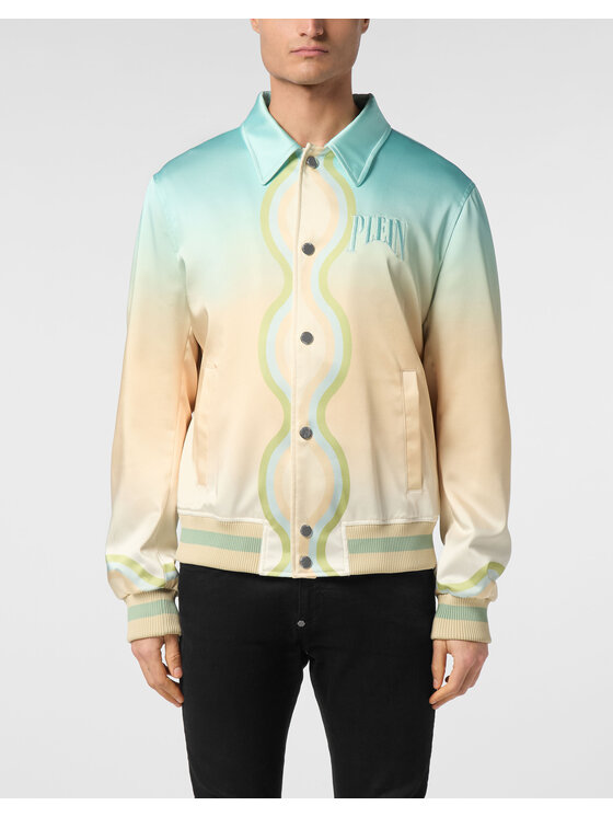 PHILIPP PLEIN PHILIPP PLEIN Kurtka puchowa 24579 Kolorowy Regular Fit