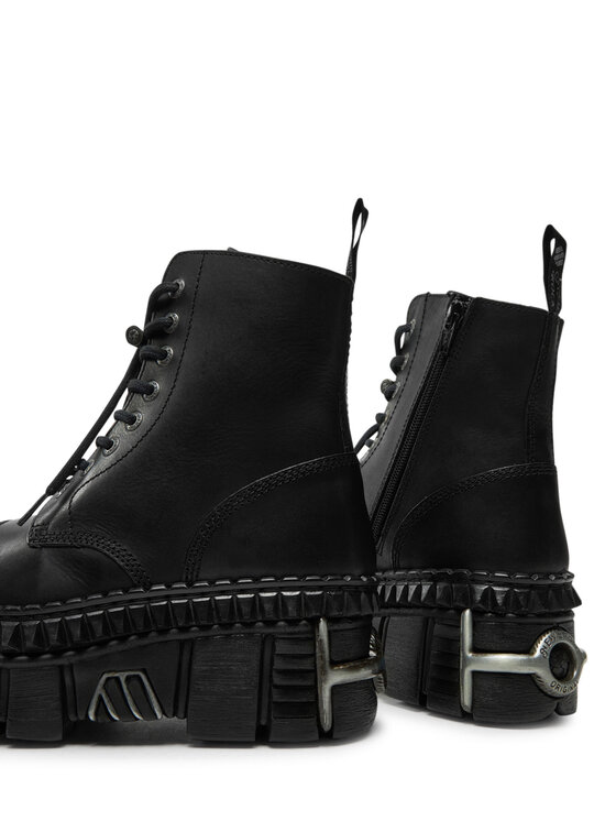 NEW ROCK NEW ROCK Šņorzābaki M-WALL083CCT-S9 Melns