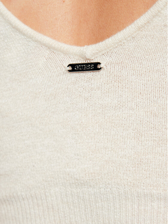 Guess Guess Τοπ W0RR25 R2QA0 Μπεζ Slim Fit