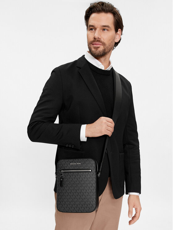 MICHAEL Michael Kors MICHAEL Michael Kors Мъжка чантичка Varick 33F9LVAC6U Черен