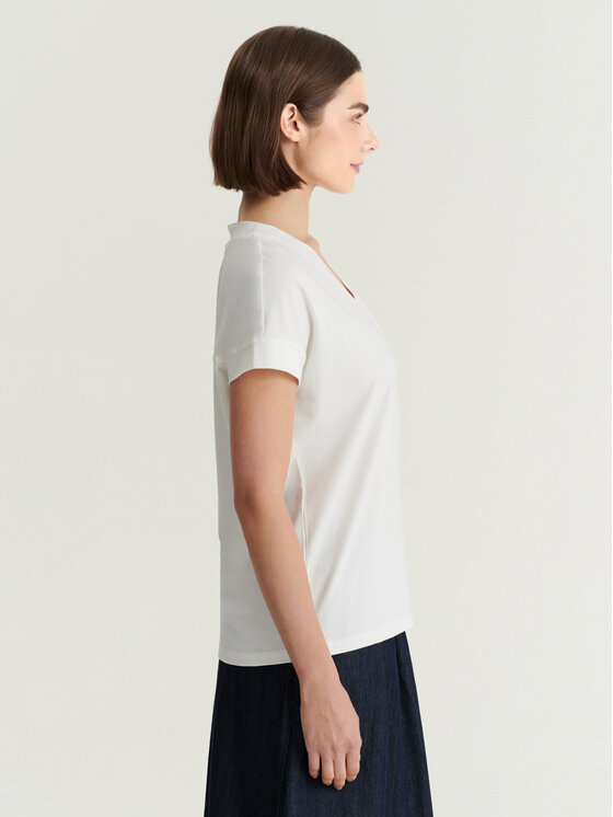 TATUUM TATUUM Bluzka MASEL Kremowy Classic Fit