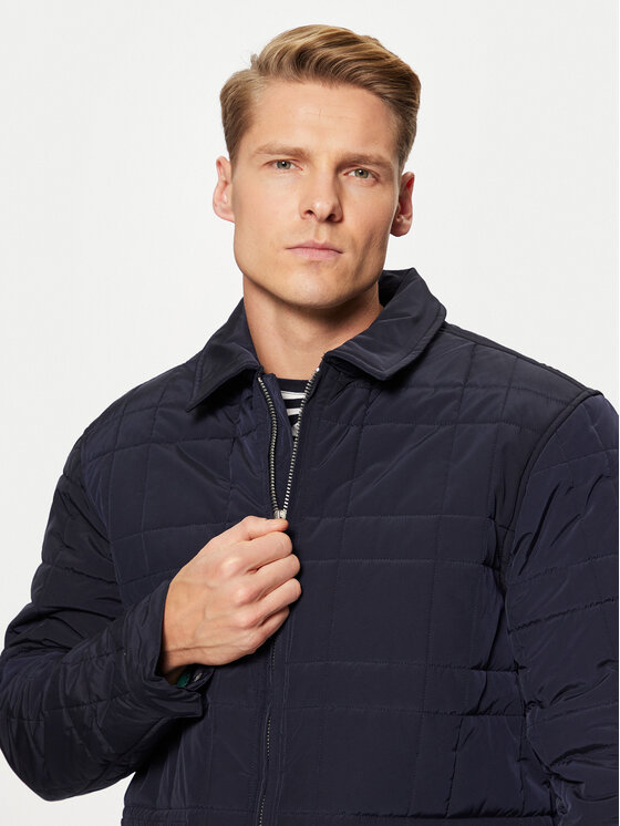 Hunter Hunter Átmeneti kabát Walter HARM0004242 Sötétkék Regular Fit