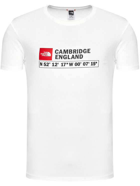 The North Face The North Face T-Shirt Gps Tee Cambridge NF00CC8J Λευκό Regular Fit