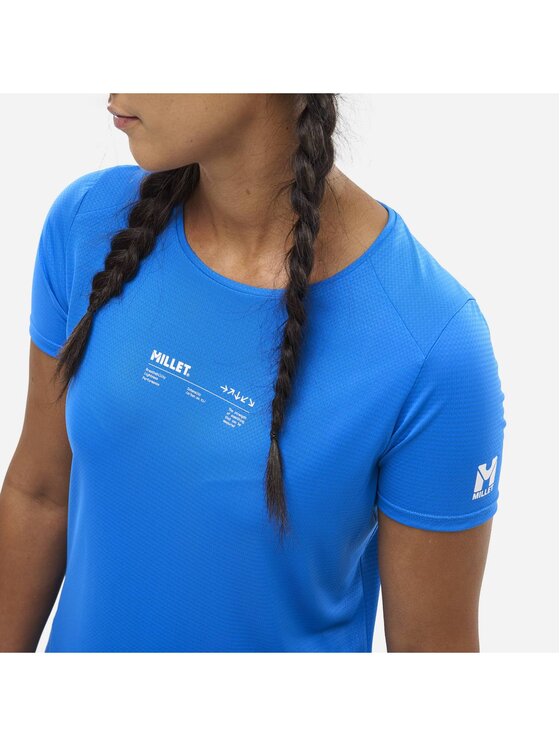 Millet Millet T-Shirt Intense Essential Ts Ss W Niebieski Active Fit