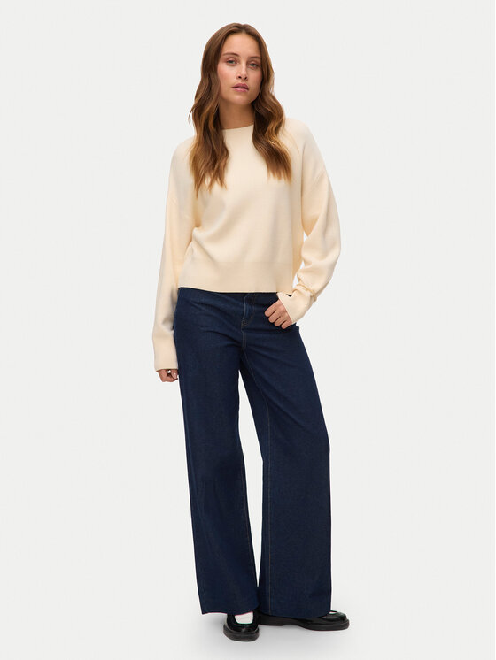 Vero Moda Vero Moda Džemper Gold Art 10332206 Bež Regular Fit