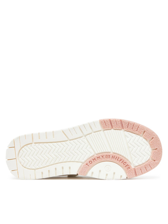 Tommy Hilfiger Tommy Hilfiger Снікерcи Low Cut Lace-Up Sneaker T3A9-33740-1355 S Білий