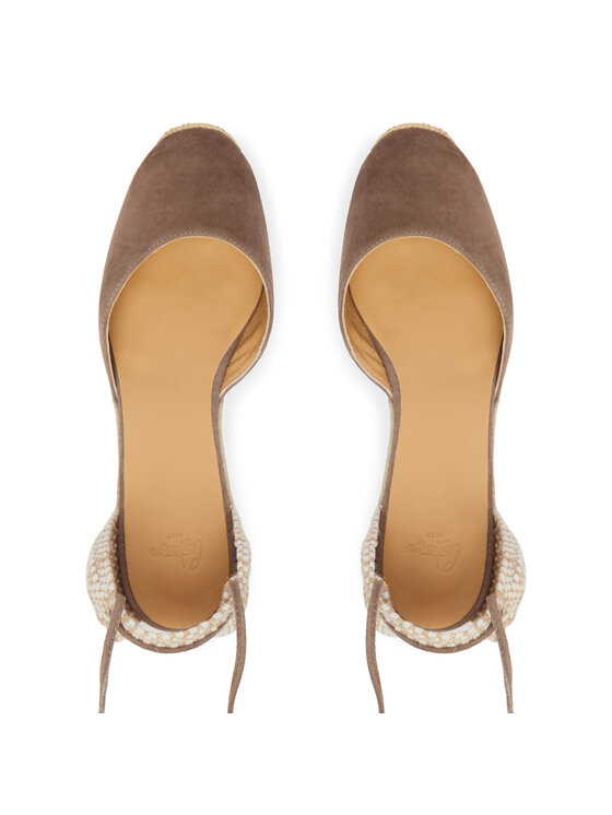 Castañer Castañer Espadrilky Carina 21741 Hnědá