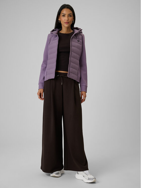 4F 4F Kurtka puchowa EVERYDAY ACTIVE Fioletowy Slim Fit