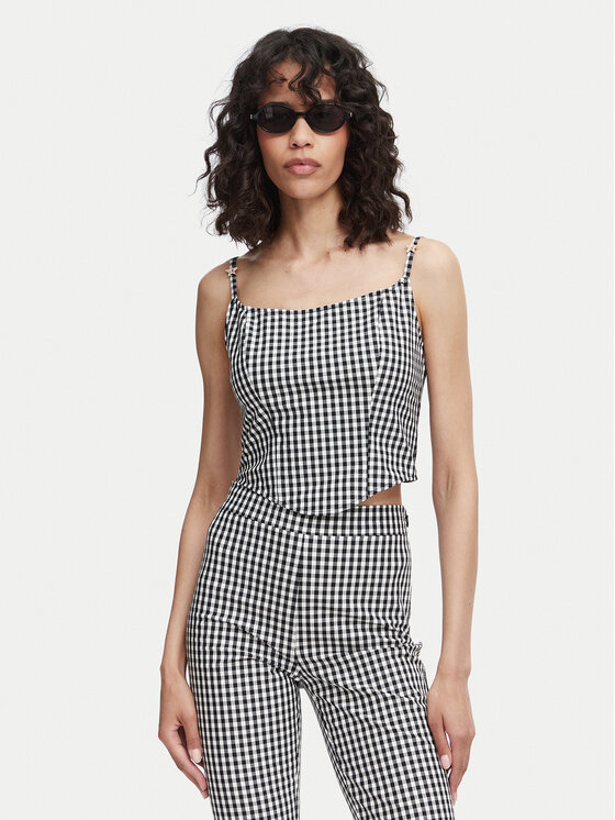 Guess Top W6YH94 W4487 Negru Slim Fit