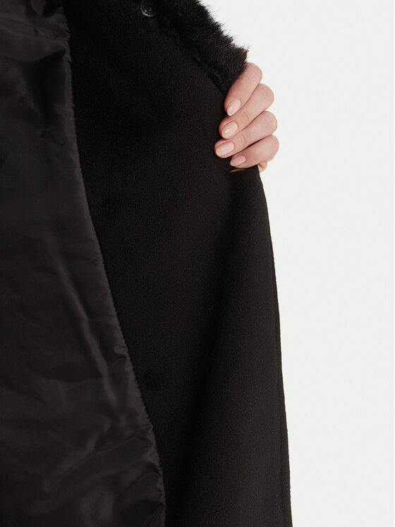 Artigli Artigli Демісезонний плащ ACCP002929 Чорний Regular Fit