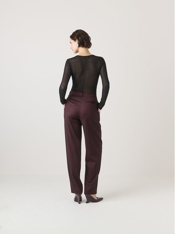 La Mania La Mania Longsleeve ELEA Nero Classic Fit