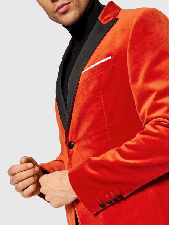 JOOP! JOOP! Сако Jb-34Hilarious 30025868 Оранжев Slim Fit